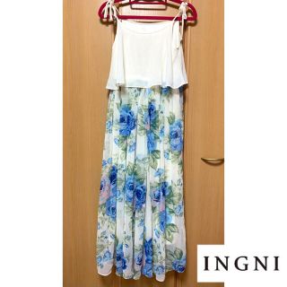 イング(INGNI)のINGNI ロングワンピース 花柄(ロングスカート)