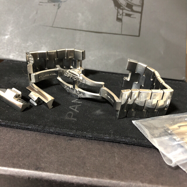 パネライ 純正パーツ kenken様専用メタルブレスレットルミノール 44MM パネライ 純正パーツ kenken様専用メタルブレスレットルミノール 44MM