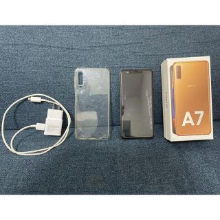 ギャラクシー(Galaxy)のGalaxy A7 ゴールド 64GB simフリー(スマートフォン本体)