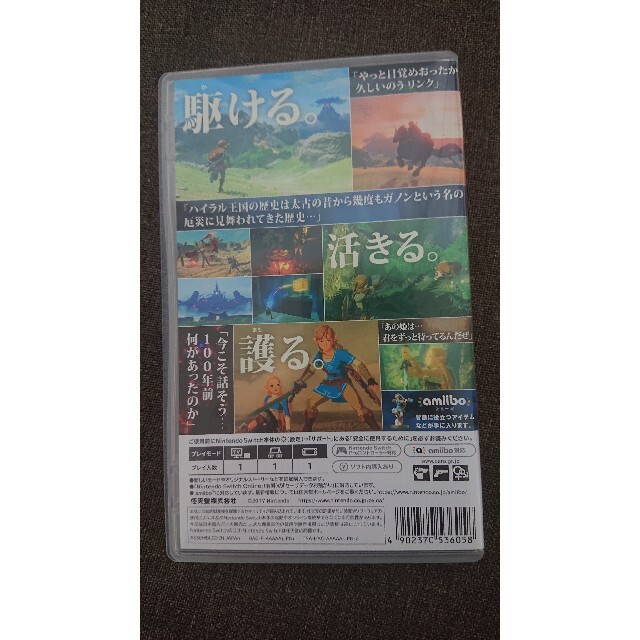 ゼルダの伝説 ブレス オブ ザ ワイルド Switch エンタメ/ホビーのゲームソフト/ゲーム機本体(家庭用ゲームソフト)の商品写真