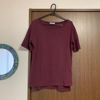 オペークドットクリップ(OPAQUE.CLIP)のスピーマコットンサイドスリットTシャツ(Tシャツ(半袖/袖なし))