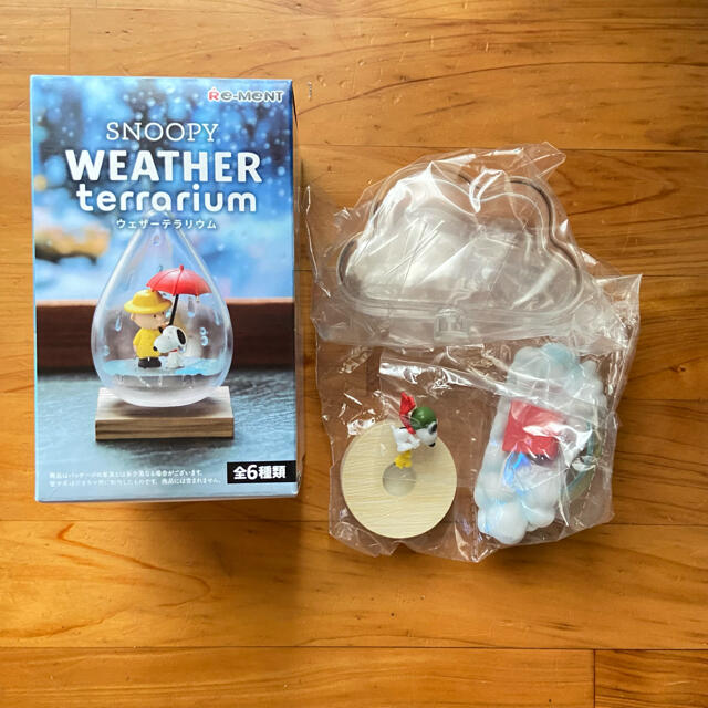 PEANUTS(ピーナッツ)のSNOOPY WEATHER terrarium スヌーピー ウェザーテラリウム エンタメ/ホビーのおもちゃ/ぬいぐるみ(キャラクターグッズ)の商品写真