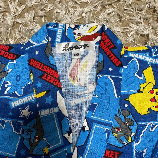 ポケモン(ポケモン)の新品　ポケモン　甚平　100 130 2セット キッズ/ベビー/マタニティのキッズ服男の子用(90cm~)(甚平/浴衣)の商品写真