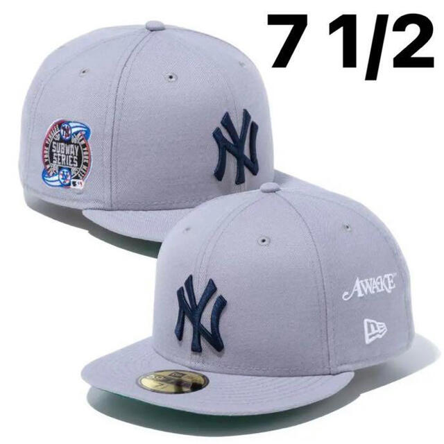 NEW ERA AWAKE NY Yankees 2021 グレー 7-1/2