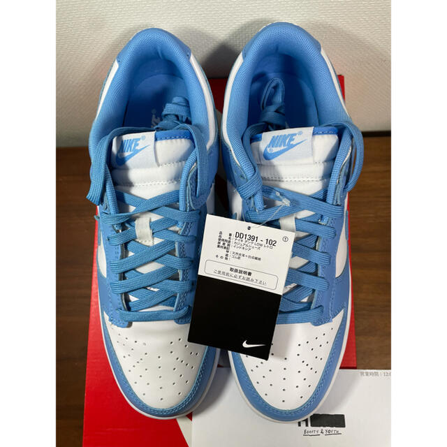 NIKE   DUNK LOW UNIVERSITY BLUE ユニバーシティブルー .5の通販 by