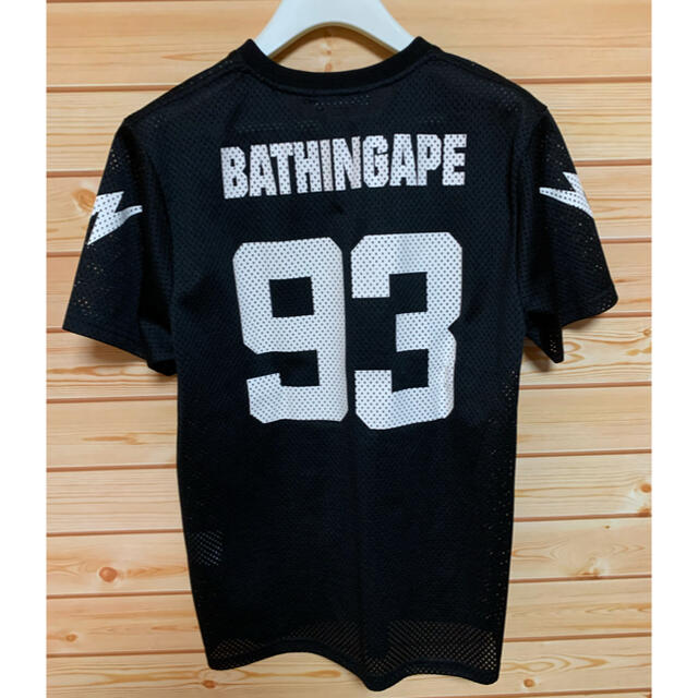 A BATHING APE - エイプ メッシュ Tシャツ 黒 M 93 APE の通販 A BATHING APE - エイプ メッシュ Tシャツ 黒 M 93 APE の通販