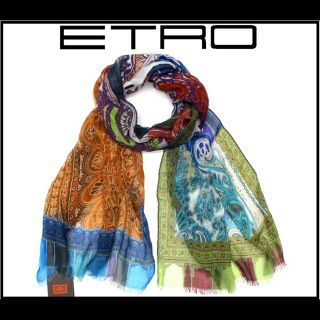 エトロ(ETRO)の【新品】エトロ　カシミヤストール(ストール)