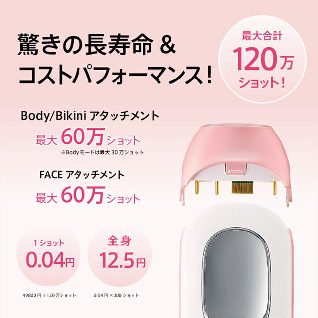 ドクターエルミスゼロ 脱毛器 美顔器 値下げしましたのサムネイル