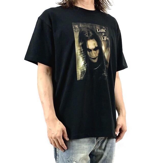 【クロウ】新品 THE CROW 飛翔伝説 ブランドン リー 黒 Tシャツ