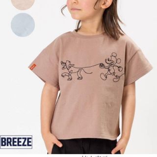 ブリーズ(BREEZE)のブリーズ　ディズニーキャラクター横顔 Tシャツ(Tシャツ/カットソー)