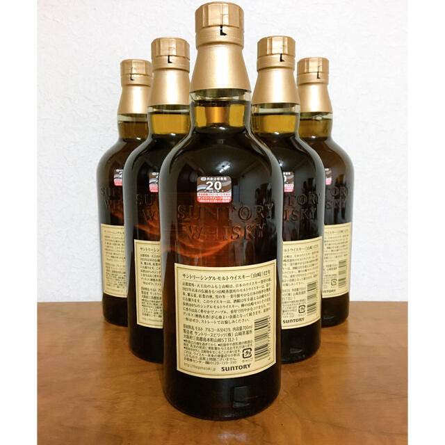 サントリー(サントリー)の山崎12年 6本 食品/飲料/酒の酒(ウイスキー)の商品写真