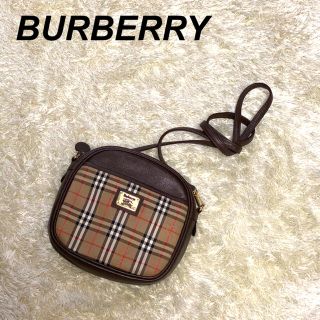 バーバリー(BURBERRY)の【美品】BURBERRY バーバリー ショルダーバッグ ノバチェック(ショルダーバッグ)