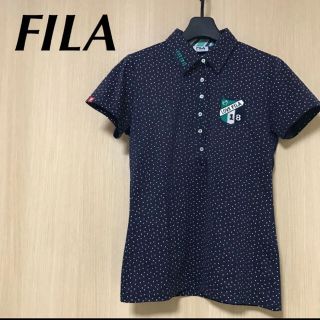 フィラ(FILA)のFILA フィラ  GOLF レディース　M ポロシャツ　半袖　トップス(ウエア)