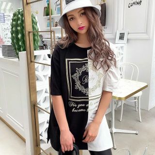 レディー(Rady)のRady♡ホテルシリーズTシャツ バイカラー(Tシャツ(半袖/袖なし))