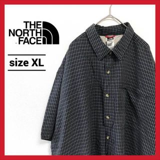 ザノースフェイス(THE NORTH FACE)の90s 古着 ノースフェイス 半袖シャツ オーバーサイズ ワンポイントロゴ XL(シャツ)