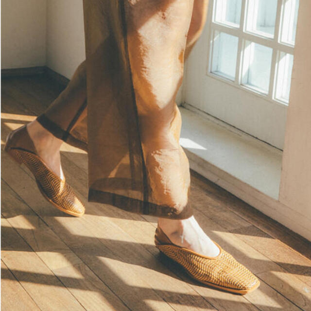 room306 CONTEMPORARY(ルームサンマルロクコンテンポラリー)のCLANE  2WAY MESH FLAT SHOES  38 レディースの靴/シューズ(サンダル)の商品写真