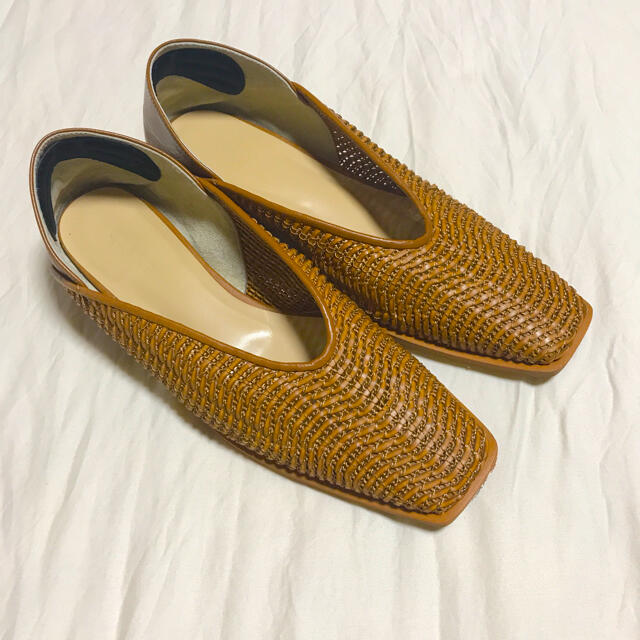 room306 CONTEMPORARY(ルームサンマルロクコンテンポラリー)のCLANE  2WAY MESH FLAT SHOES  38 レディースの靴/シューズ(サンダル)の商品写真