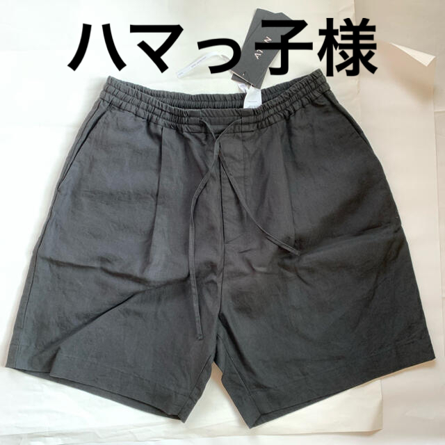 週末限定大幅値下げ【未使用】ATONリネンショートパンツ メンズのパンツ(ショートパンツ)の商品写真