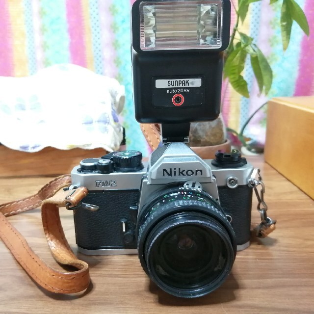 カメラNikon FM2 フラッシュ付（ジャンク）