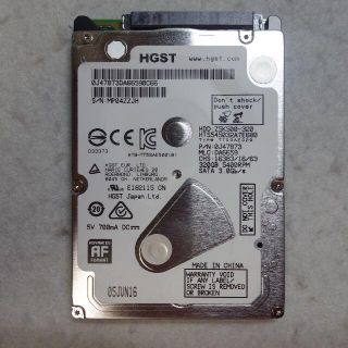 ヒタチ(日立)のHGST 2.5インチ ハードディスク 320G◆HTS545032A7E680(PCパーツ)