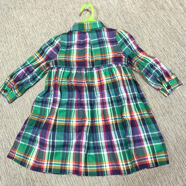 Ralph Lauren(ラルフローレン)のラルフローレン　シャツワンピース　90サイズ　女の子 キッズ/ベビー/マタニティのキッズ服女の子用(90cm~)(ワンピース)の商品写真