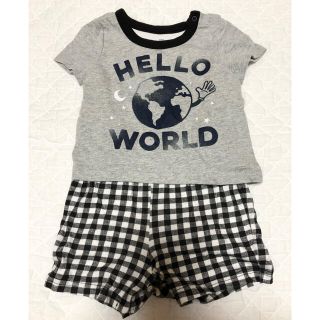 ベビーギャップ(babyGAP)の【難アリ】babyGAP 重ね着風カバーオール（12-18months）(カバーオール)