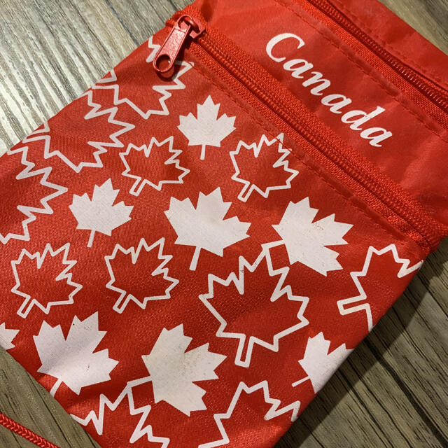 【美品】カナダ柄⭐︎ミニショルダーポーチ レディースのバッグ(ショルダーバッグ)の商品写真