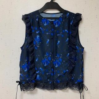 スライ(SLY)のSLY   SHEER ROSE LASE TOPS (2) スライ(シャツ/ブラウス(半袖/袖なし))