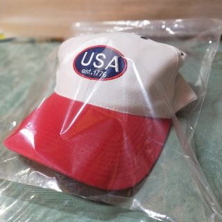 【新品】 USA　キャップ　キッズ　フリーサイズ(帽子)