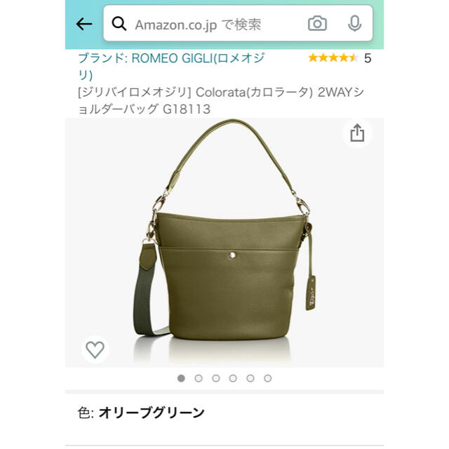 （美品）2way ショルダーバッグ  レザーバッグ　ジリバイロメオジリ