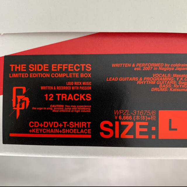 coldrain THE SIDE EFFECTS 限定BOX 2