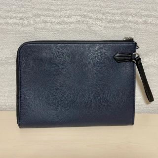 美品✨ZARA MAN ザラマン ハンドバッグ/クラッチバッグ ネイビー/紺