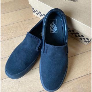 ヴァンズ(VANS)の【7/31まで出品ラストSALE】VANSスリッポン／オールブラック(スリッポン/モカシン)