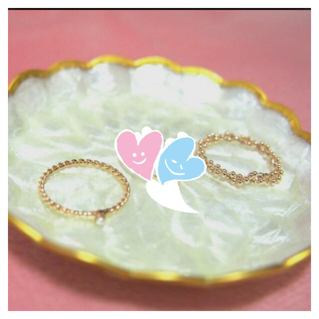 リング二本セット♡ レディースのアクセサリー(リング(指輪))の商品写真