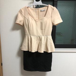 Belsia♡サイズSサイズ♡ベージュドレス♡(ミディアムドレス)