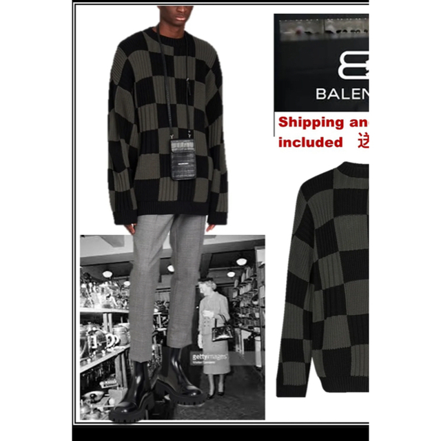 Balenciaga(バレンシアガ)のBALENCAGA 21ss ニット　sサイズ メンズのトップス(ニット/セーター)の商品写真