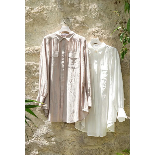 herlipto Cotton-blend Voile Sheer Shirtの通販 by ♡｜ラクマ