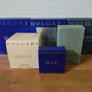 ブルガリ(BVLGARI)のBVLGARI・ブルガリ・香水・5個セット売り・箱付き・中古・おまけ付き(ユニセックス)