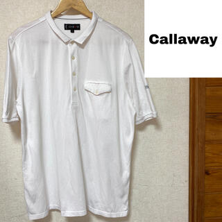 キャロウェイ(Callaway)のcallaway ゴルフ ポロシャツ　白(ポロシャツ)