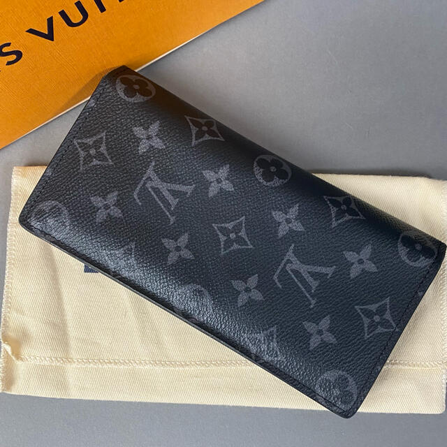 極美品✨LV ヴィトン モノグラム エクリプス ポルトフォイユ ブラザ 長