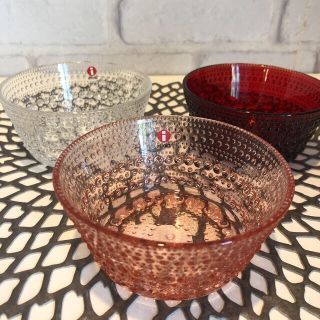 イッタラ(iittala)の新品　イッタラ　カステヘルミ　ボウル　３色セット(食器)