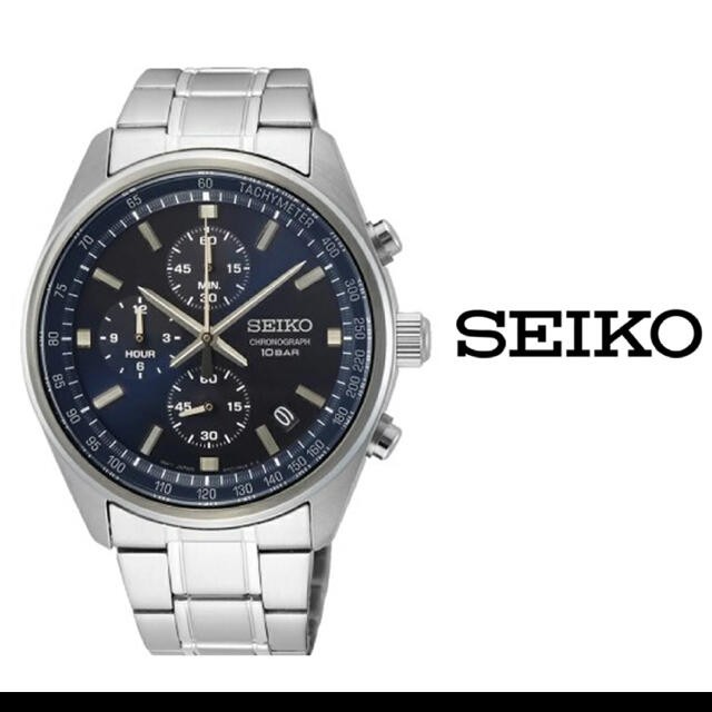 クォーツ SEIKO セイコー 海外モデル クロノグラフ メンズ SSB377P1 クォーツ