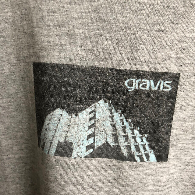 gravis(グラビス)の90s USA製　gravis 半袖　プリント　Tシャツ　グラビス　Mサイズ メンズのトップス(Tシャツ/カットソー(半袖/袖なし))の商品写真