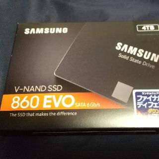 サムスン(SAMSUNG)のSamsung 860 EVO4TB  SSD MZ-76E4T0B(PC周辺機器)