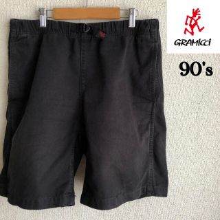 グラミチ(GRAMICCI)の90s GRAMICCI ショートパンツ　ブラック　黒　グラミチ　Mサイズ(ショートパンツ)