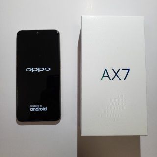 オッポ(OPPO)の【げんたろう様専用】OPPO AX7 ゴールド SIMフリー スマートフォン(スマートフォン本体)