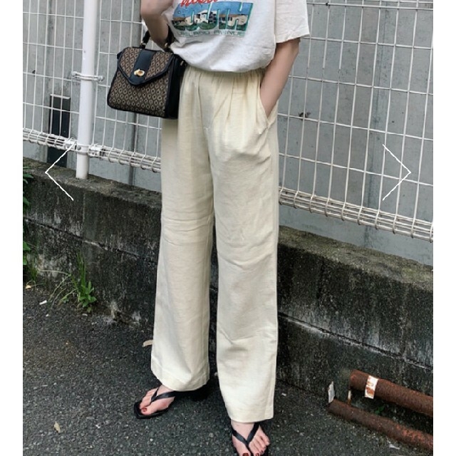 moussy(マウジー)のmoussy【M】Waist  Gather  パンツ レディースのパンツ(カジュアルパンツ)の商品写真