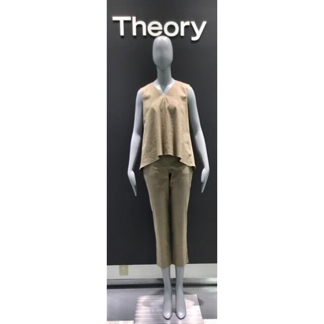 Theory 20ss リネンブラウス