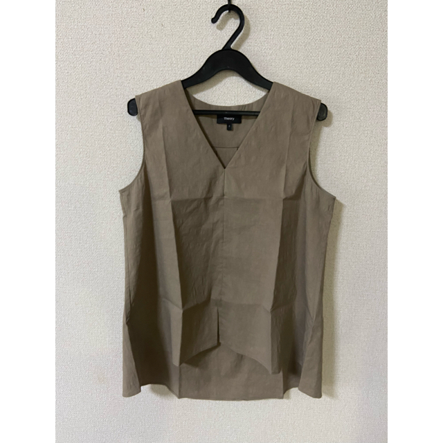 Theory 20ss リネンブラウス-eastgate.mk