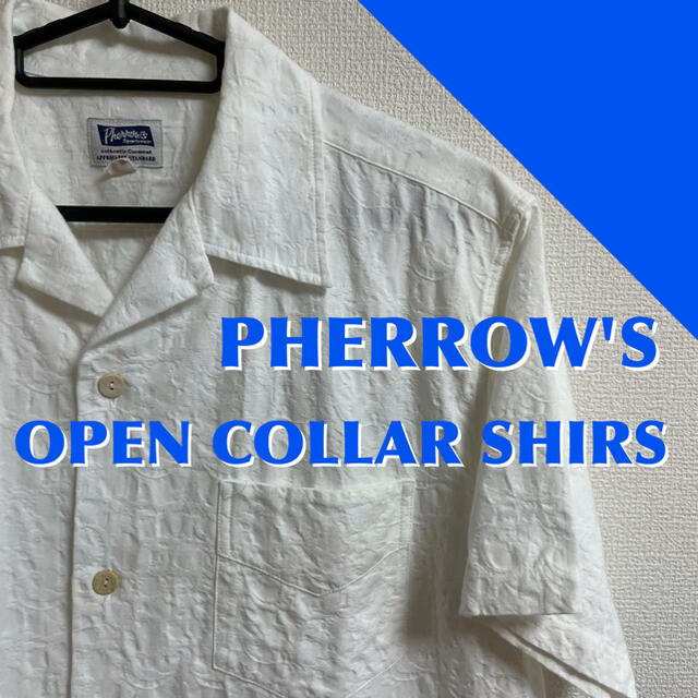 PHERROW'S(フェローズ)のフェローズ　オープンカラーシャツ　ジャガード　PHERROW'S メンズのトップス(シャツ)の商品写真